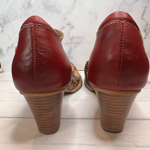 Spring Step Sunset Mary Jane Pump in red / Pre owner - Picture 7 of 11